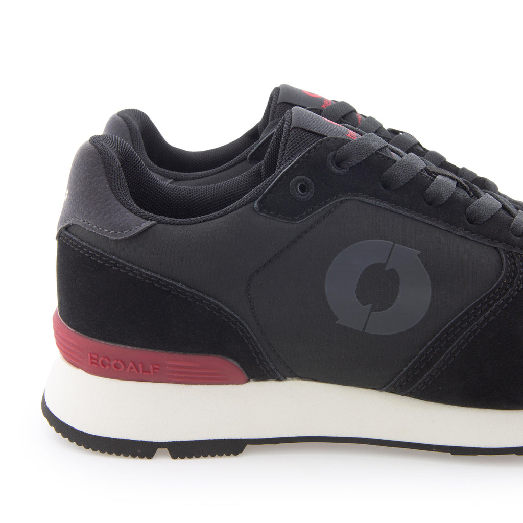 Deportiva negro/rojo con cordón YALE de Ecoalf - YALE-229-5.jpg