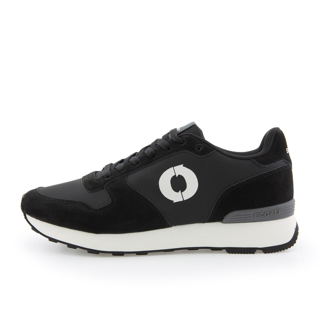 Deportiva negro/blanco con cordón YALE de Ecoalf - YALE-291-1.jpg