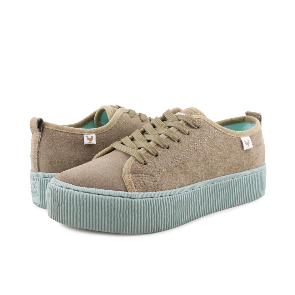 Zapatilla taupe con cordón YOKO de Walk in Pitas - YOKO-115CELESTE-2.jpg