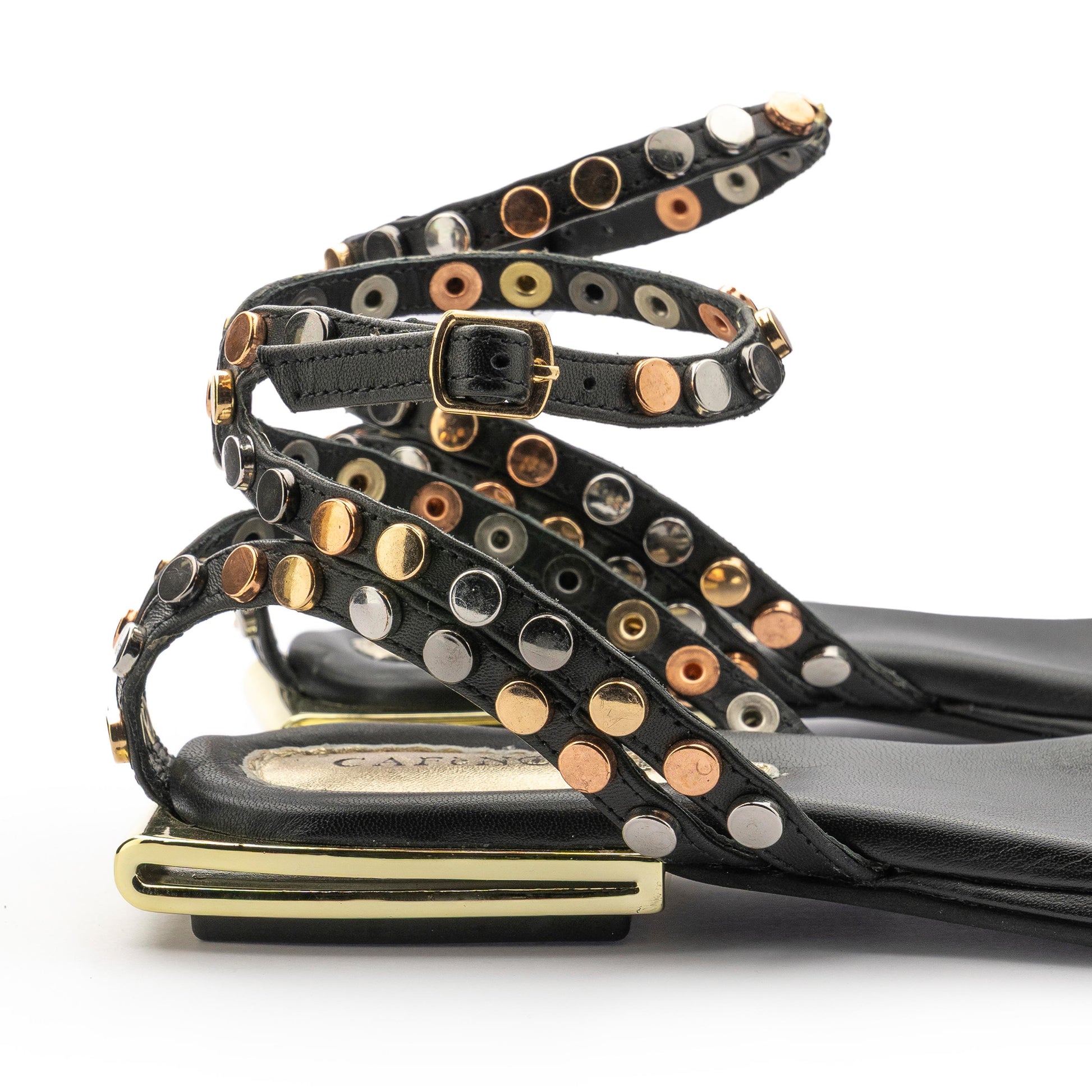 Sandalia plana negro con hebilla GF2101-351 Café Noir - GF2101-20-5.jpg