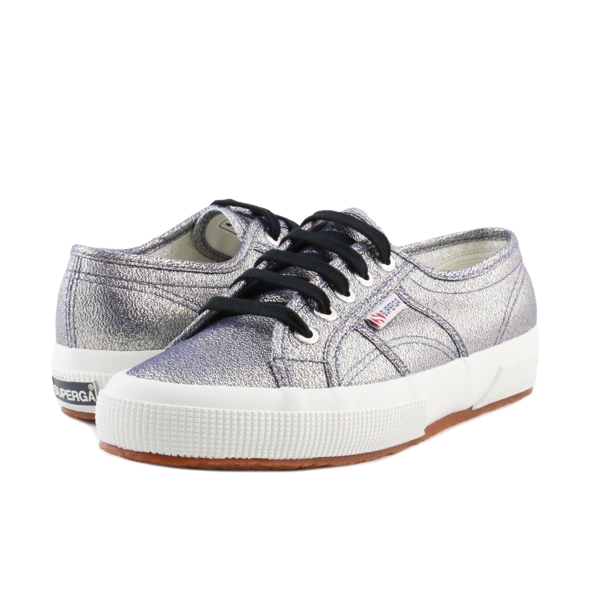 Zapatilla plomo con cordón 2750LAMEW de Superga - 2750LAMEW-141-2.jpg