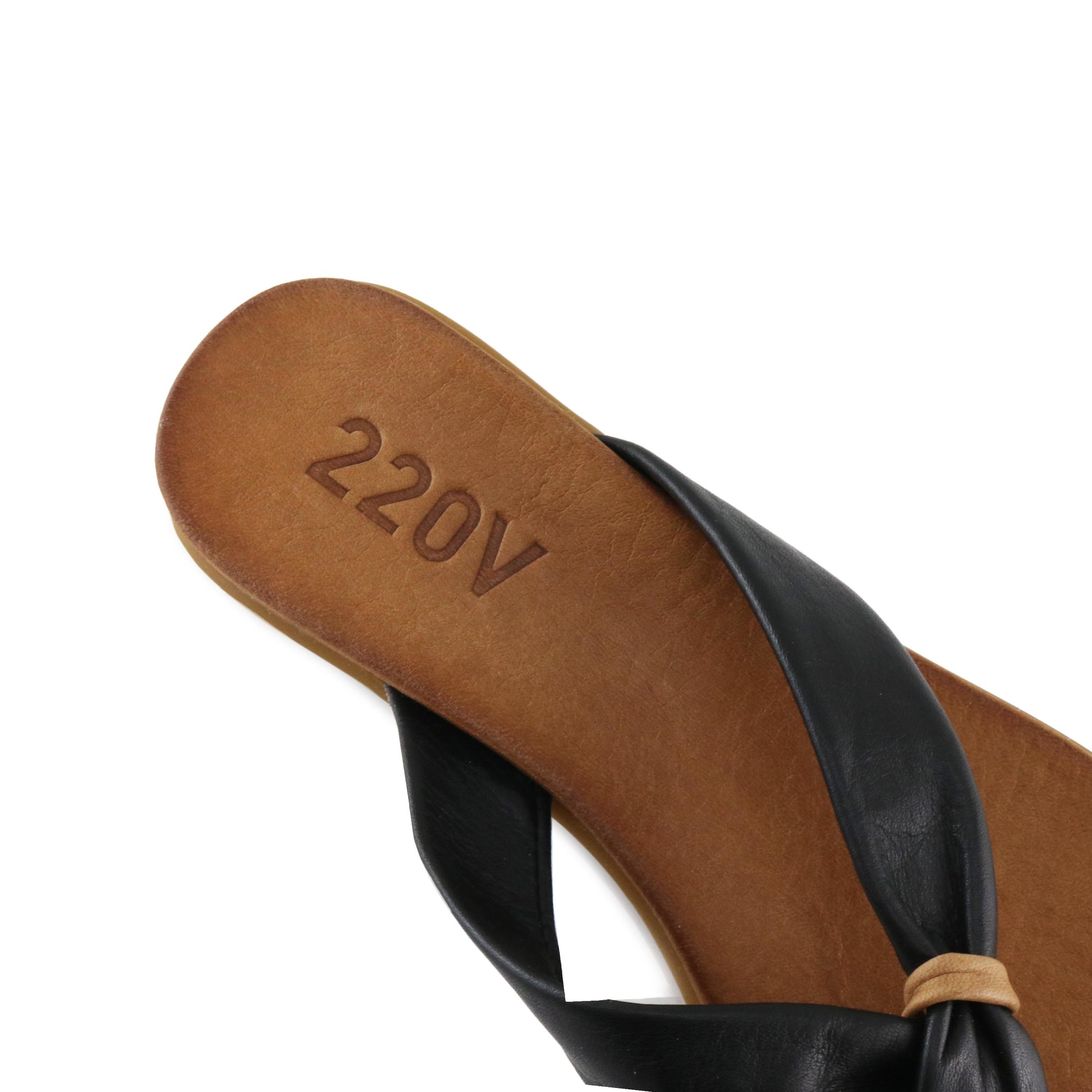 Sandalia plana negro KOTOR de 220V - KOTOR-20-5.jpg