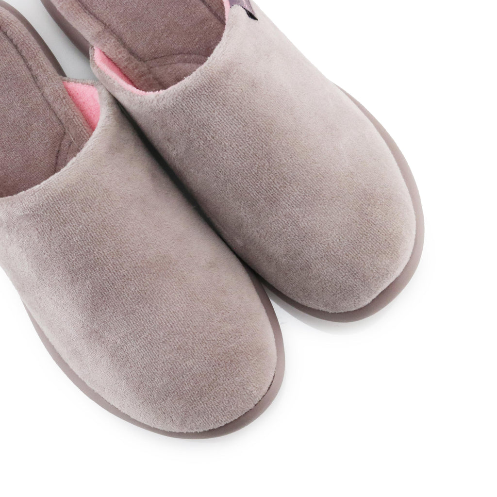 Zapatilla para casa destalonada taupe 93812 de Isotoner - 93812-115-6.jpg