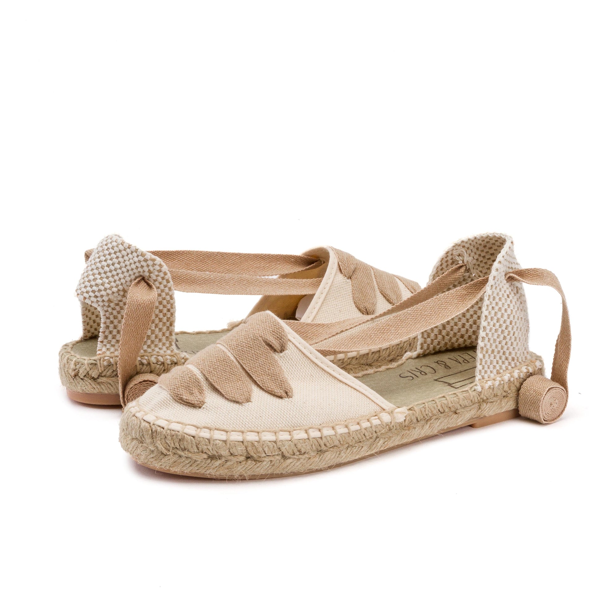 Alpargata cerrada crudo/beige de cintas REGCORTA Pepa&Cris - REGCORTA-401-2.jpg