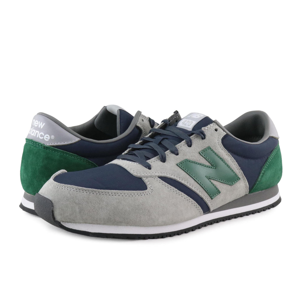 Deportiva gris/azul con cordón U420 de New Balance - U420-222 N VERDE-2.jpg