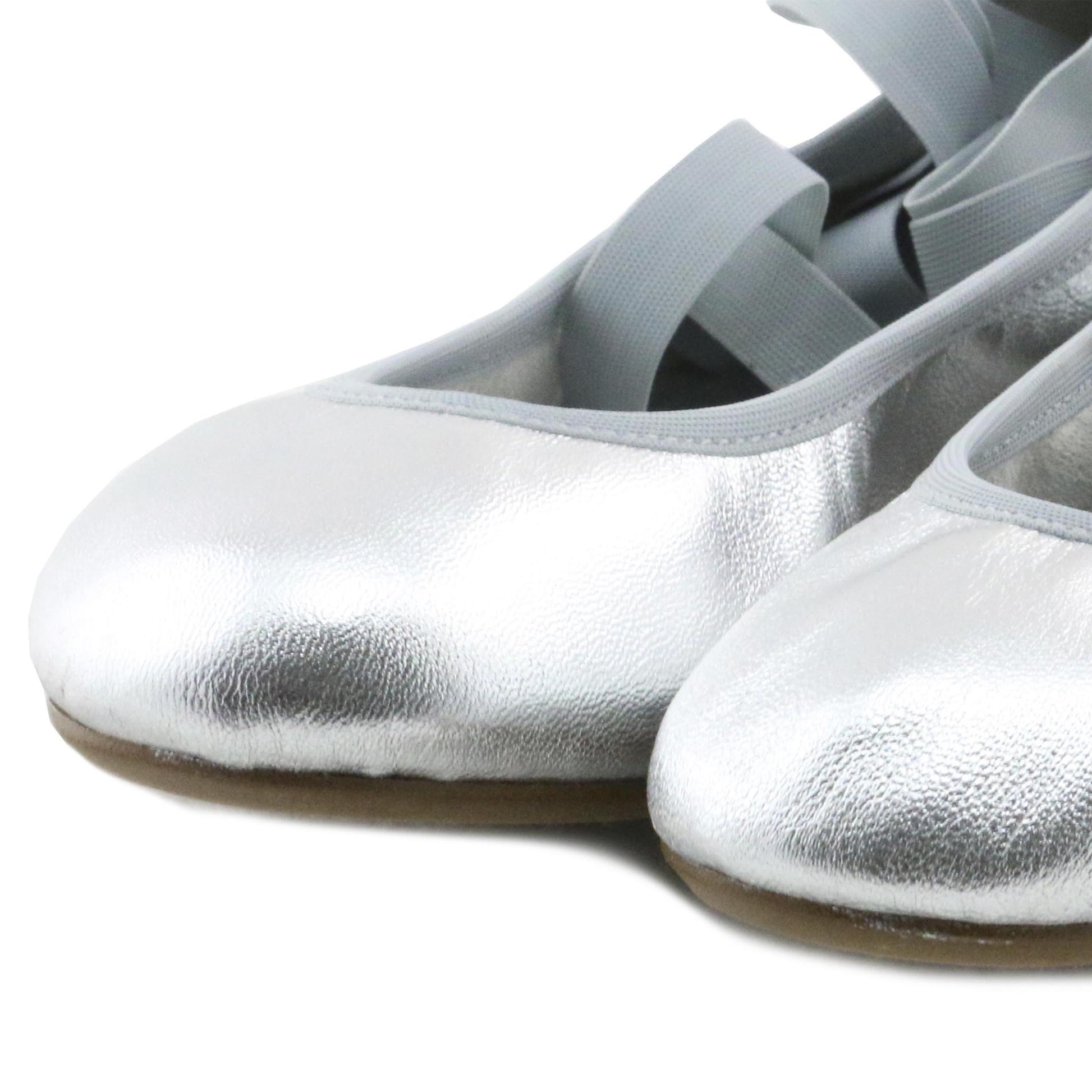 Bailarina plateado con cintas 155 de Eli - 0155-45-6.jpg