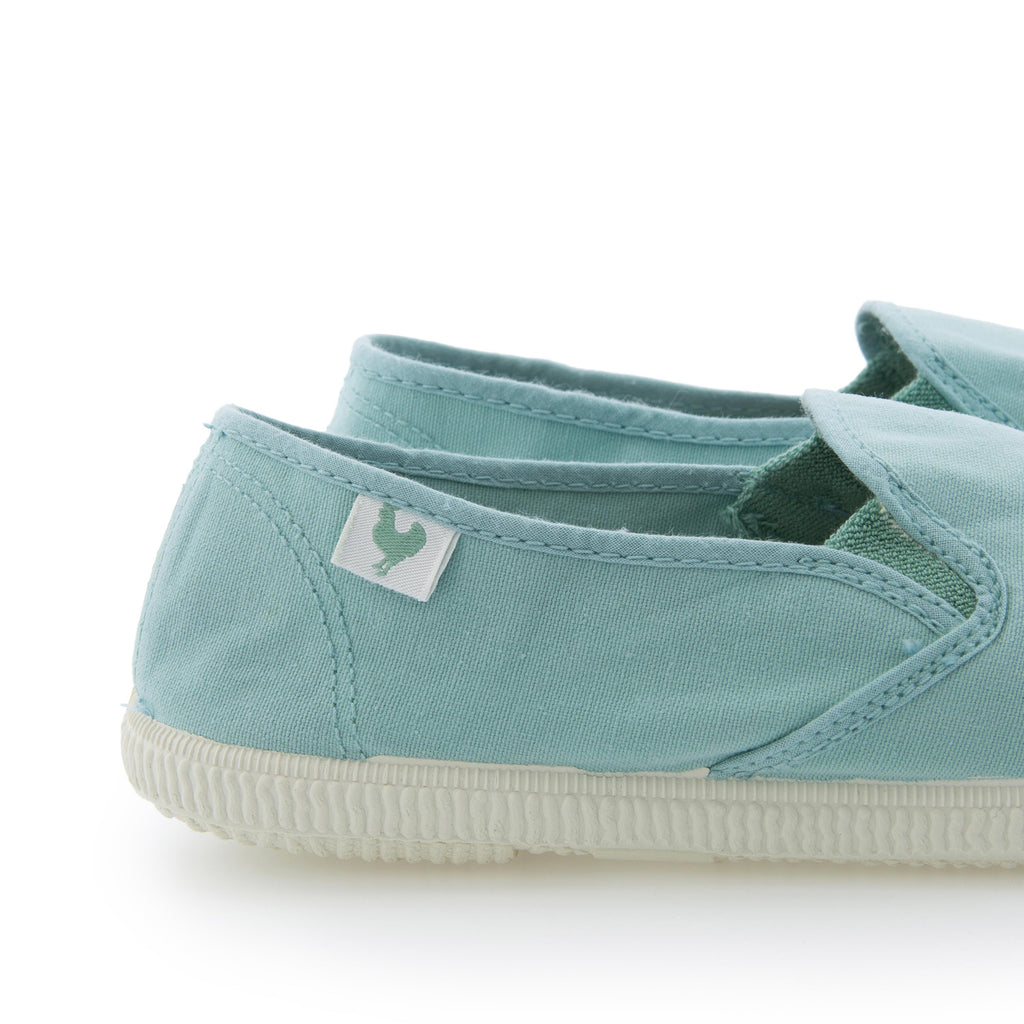 Zapatilla verde agua con elástico 7UNO de Walk in Pitas - 7UNO-105-5.jpg