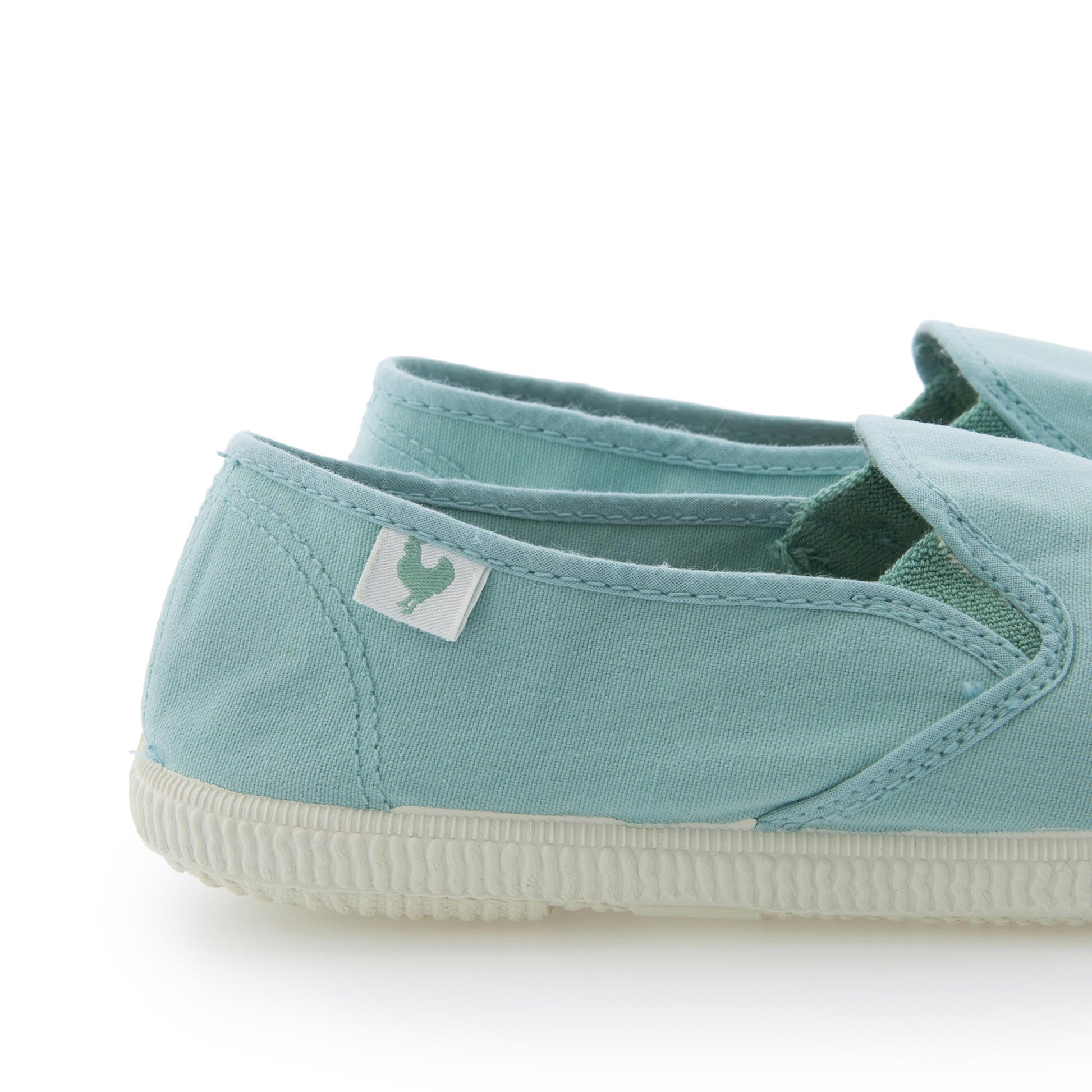 Zapatilla verde agua con elástico 7UNO de Walk in Pitas - 7UNO-105-5.jpg