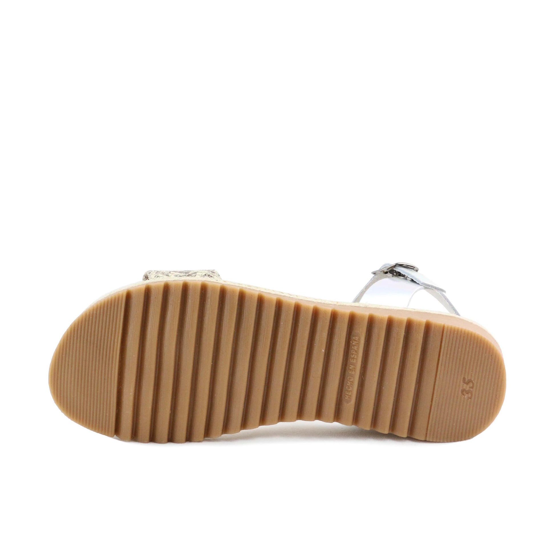 Sandalia plana plateado con hebilla 3416 de Jeromín - 3416-45-4.jpg