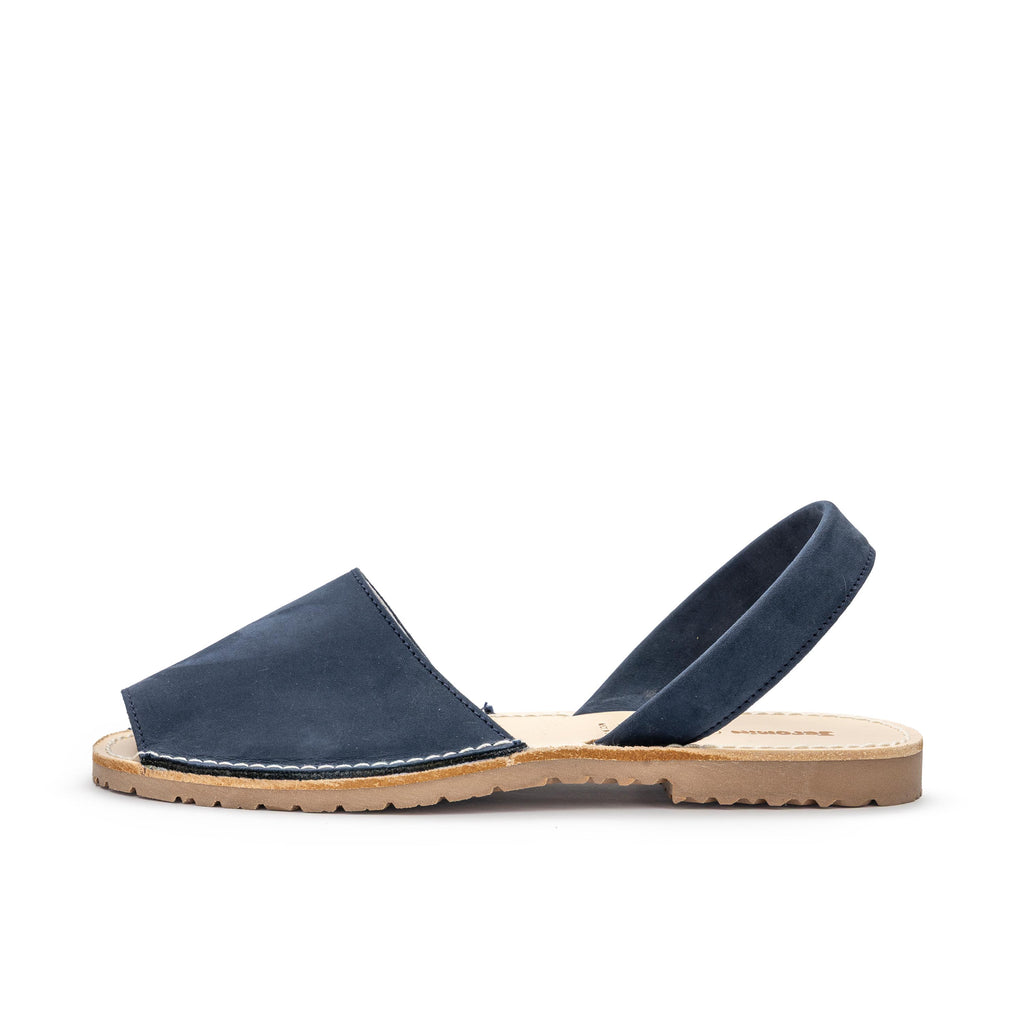 Menorquina plana nobuk azul 1040 de Jeromín - 1040-34-1.jpg