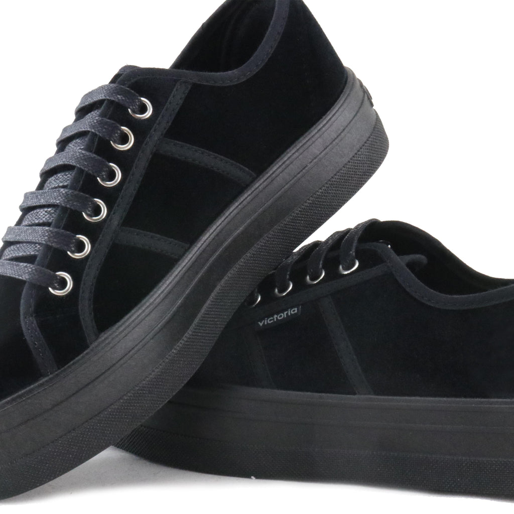 Zapatilla casual negro con cordón 9225 de Victoria - 09225-20-6.jpg