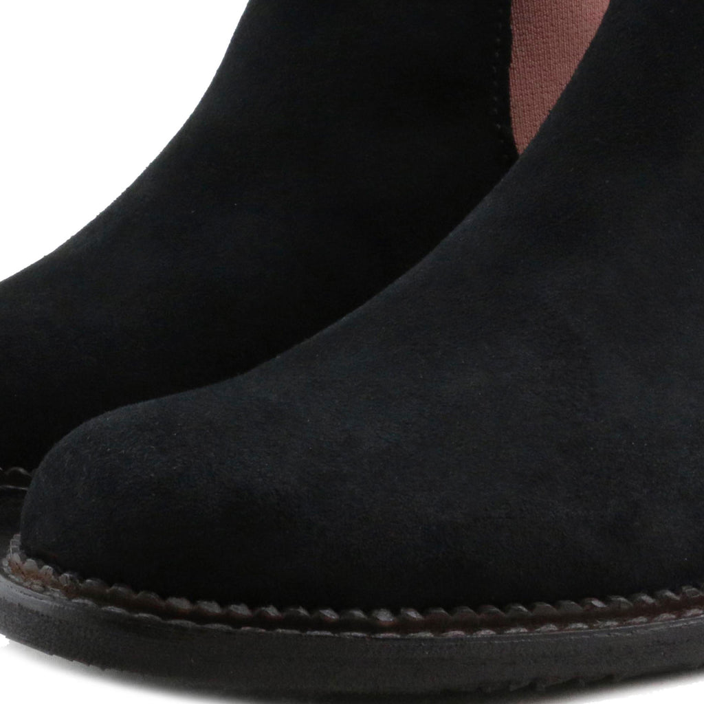 Botín serraje negro con elástico NEOLI de Jeromín - NEOLI-31ROSA-6.jpg