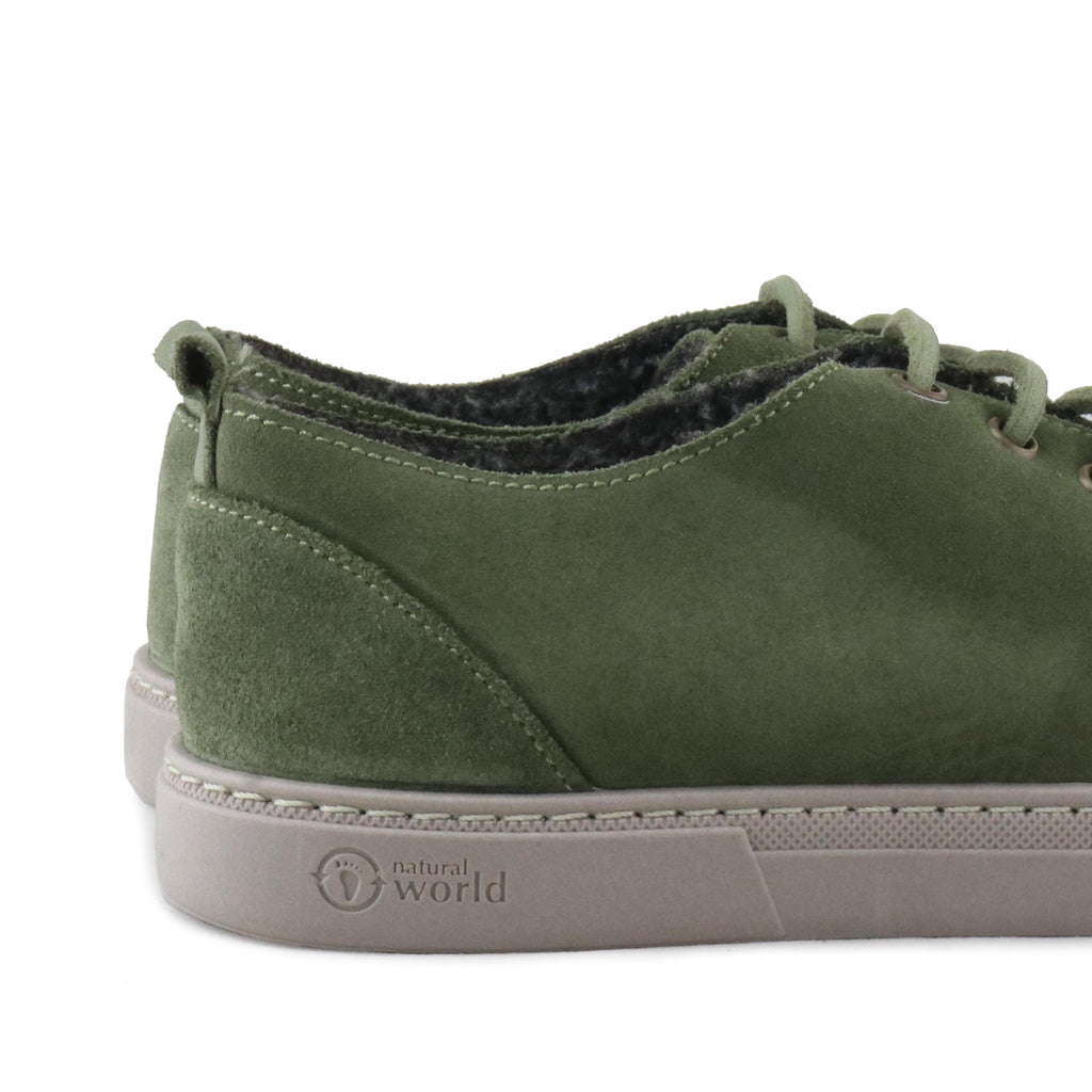 Zapatilla kaki lavado con cordón 6204 Natural World - 6204-187-6.jpg