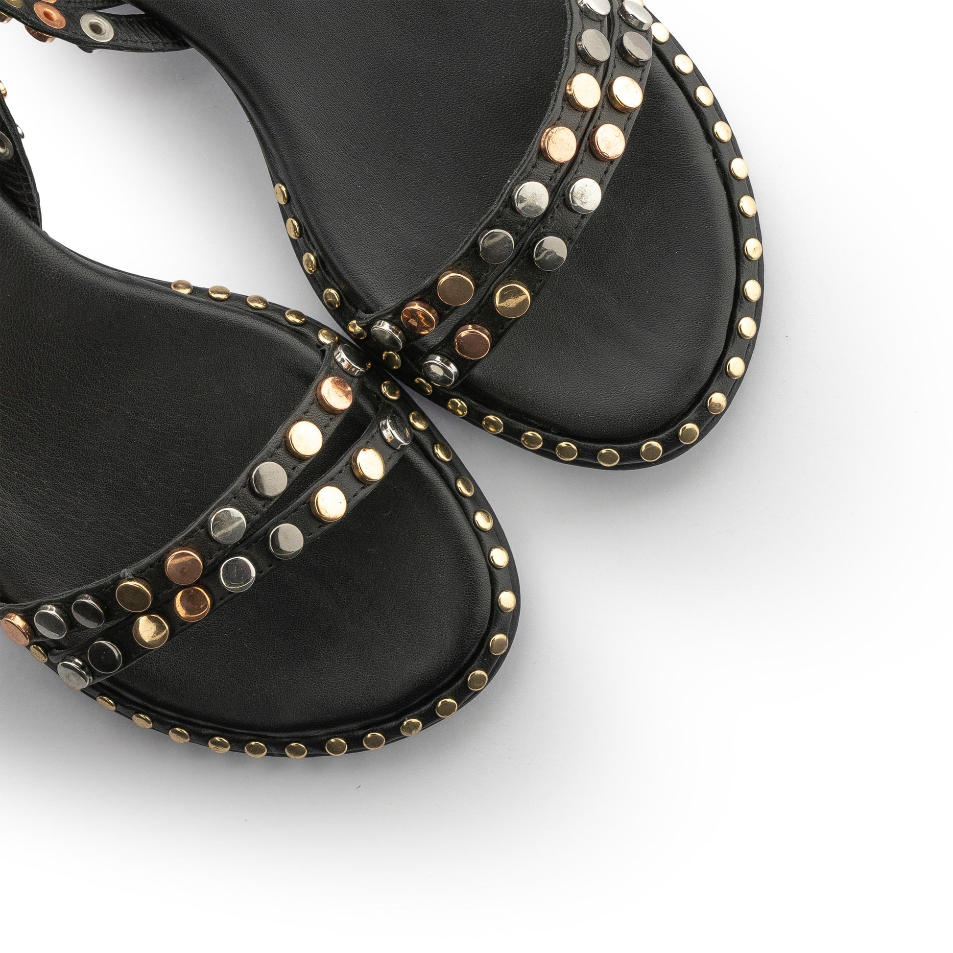 Sandalia plana negro con hebilla GF2101-351 Café Noir - GF2101-20-6.jpg