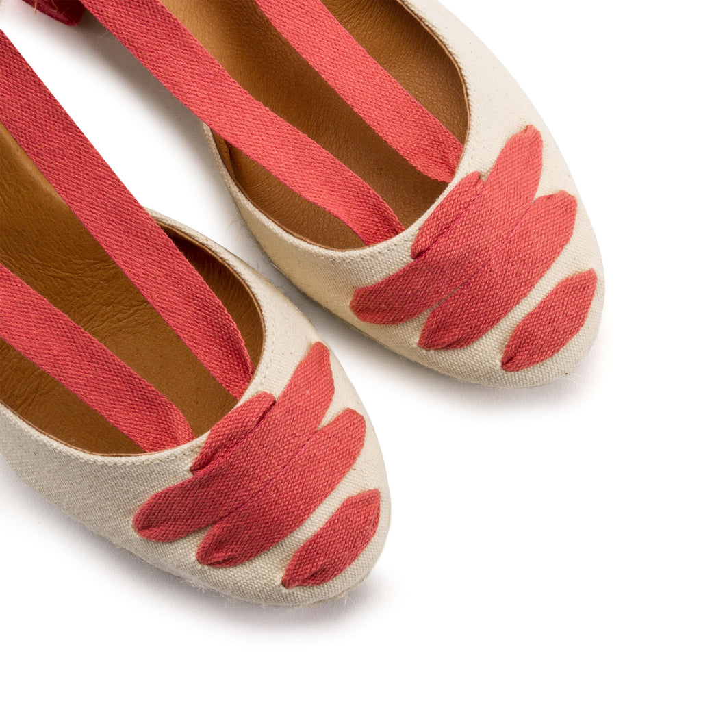 Cuña cerrada crudo/coral de cintas 41LONA Pepa&Cris - 41LONA-452-6.jpg