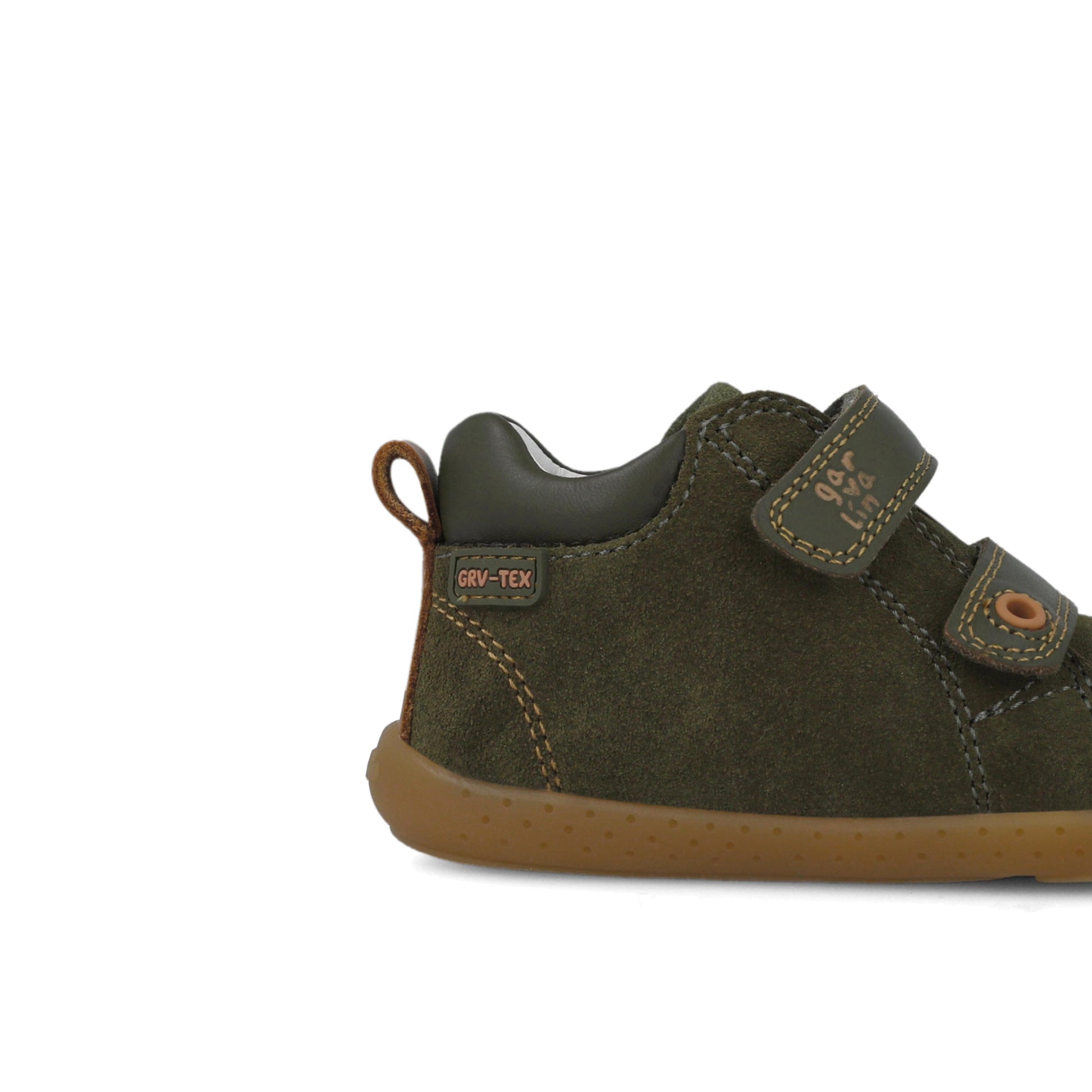 Bota barefoot verde caza con velcro 251308 de Garvalín - 251308-94-6.jpg