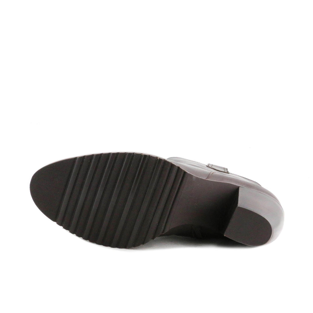 Botín con tacón marrón con cremallera 1452 de Joni - 1452-12-4.jpg