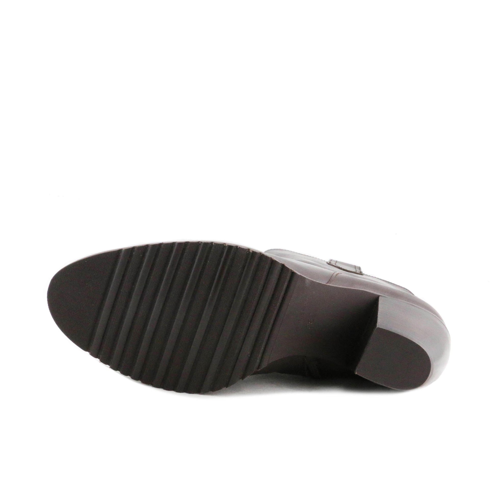 Botín con tacón marrón con cremallera 1452 de Joni - 1452-12-4.jpg