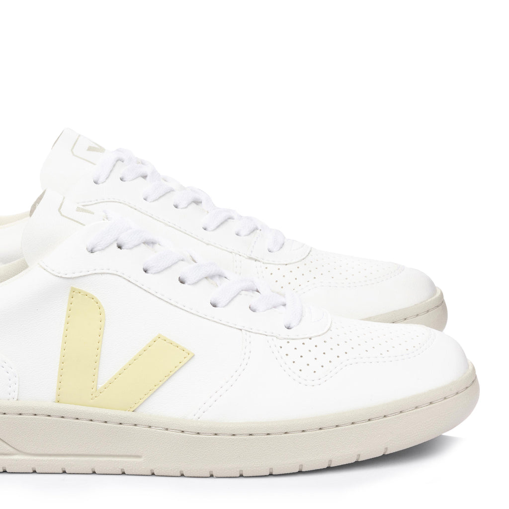 Deportiva blanco/amarillo/melocotón con cordón V10 Veja - V10-493-6.jpg