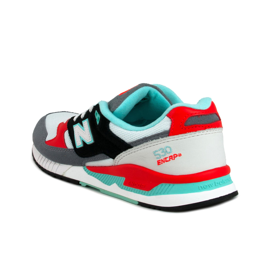 Deportiva blanco con cordón W530 de New Balance - W530-30GRISROJOVERDE-4.jpg