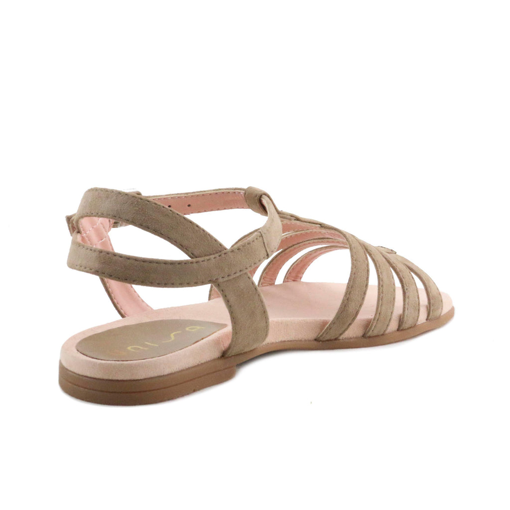 Sandalia plana tostado con hebilla LATINA de Unisa - LATINA-6-3.jpg