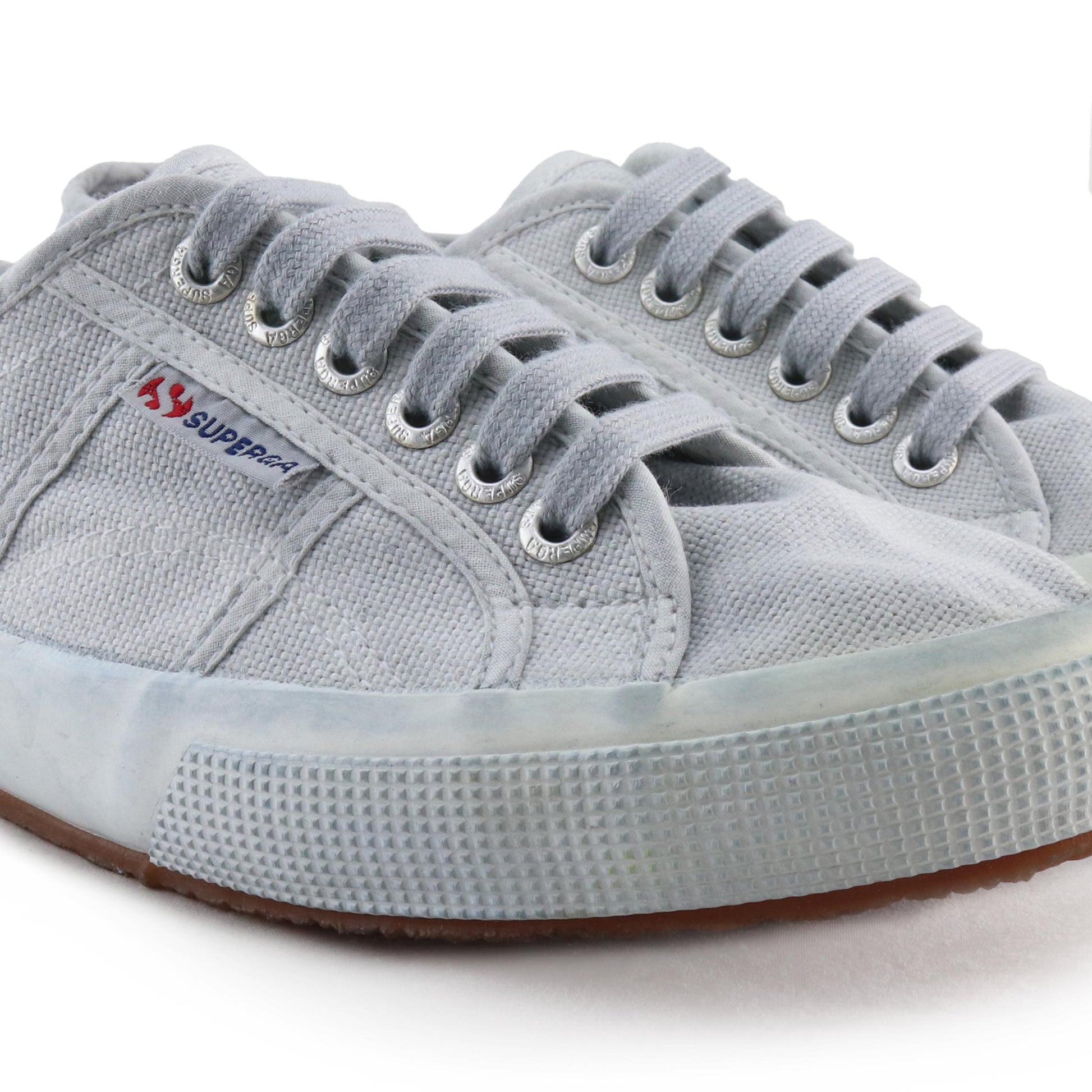 Zapatilla gris claro lavado con cordón 2750PCOTU Superga - 2750PCOTU-349-5.jpg
