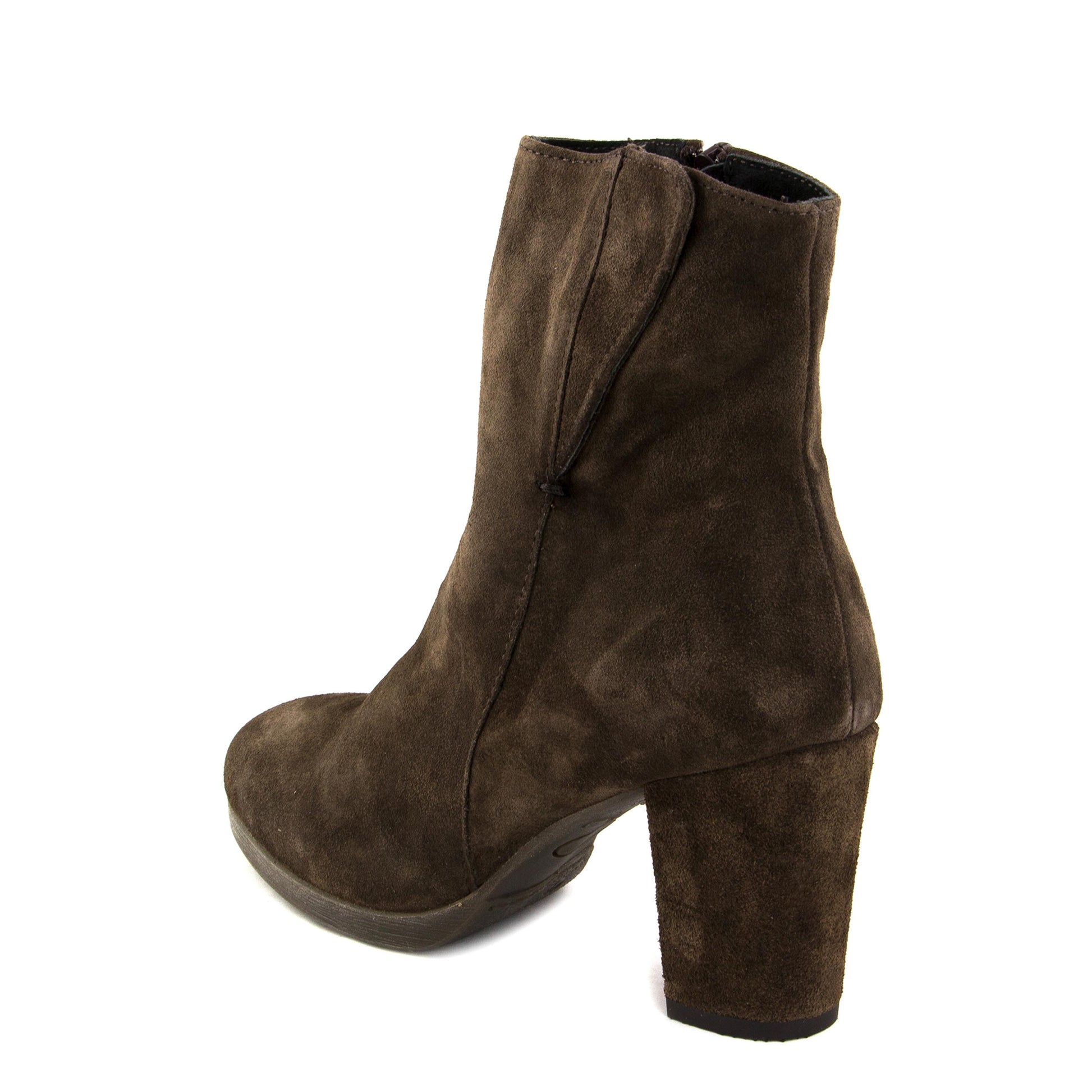 Botín taupe con cremallera TRONCHETTO de Café Noir - TRONCHETTO-115-4.jpg