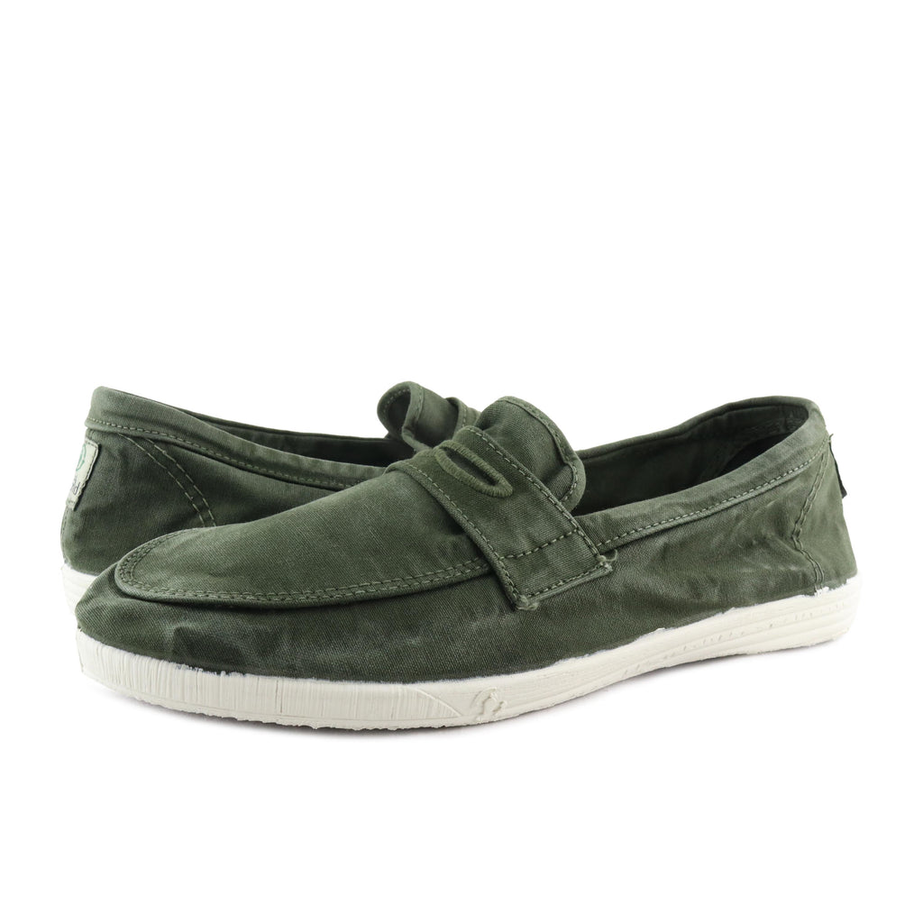 Mocasín kaki con antifaz de verano LONA316 Natural World - LONA316-187-2.jpg