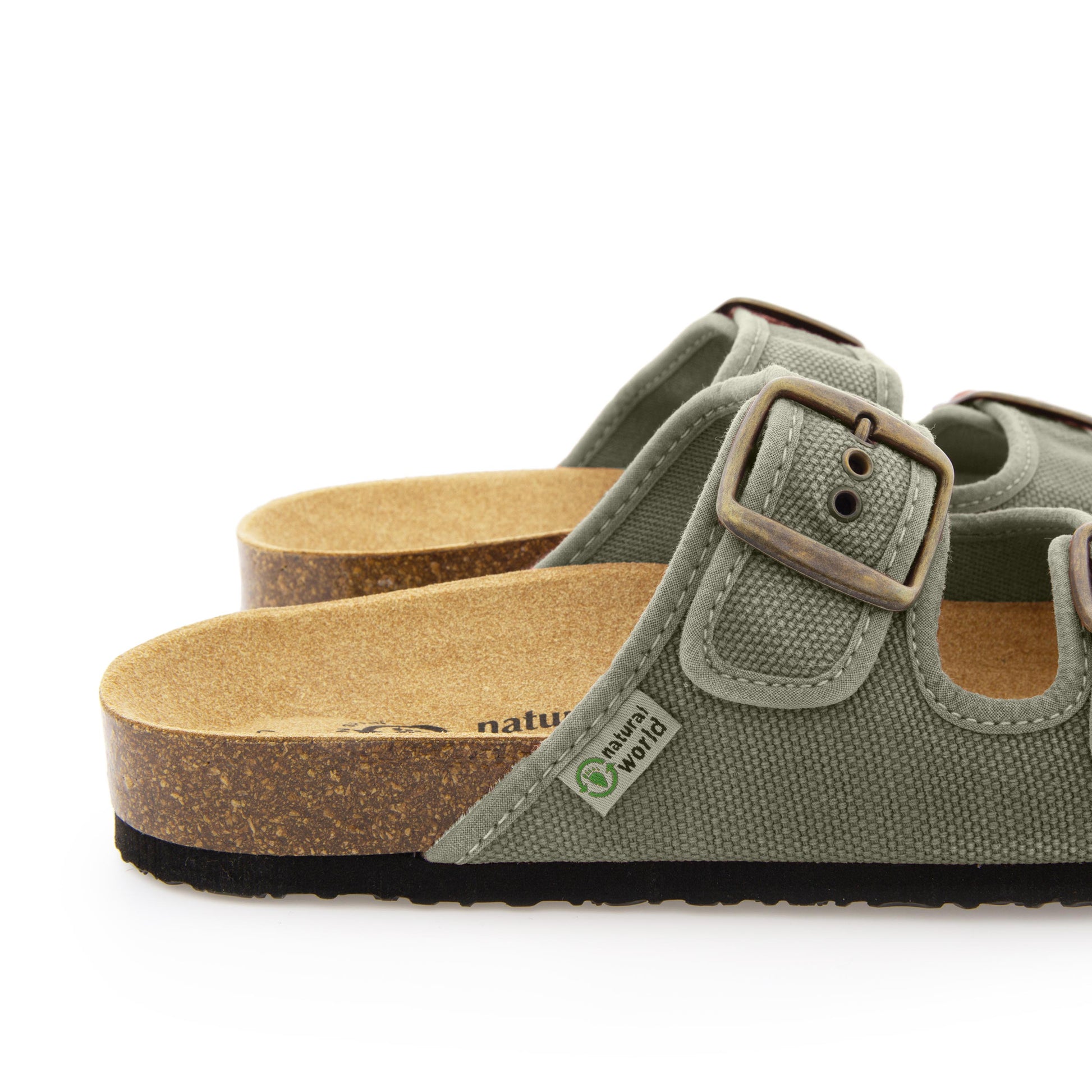 Sandalia plana gris claro lavado 7001 de Natural World - 7001-349-5.jpg