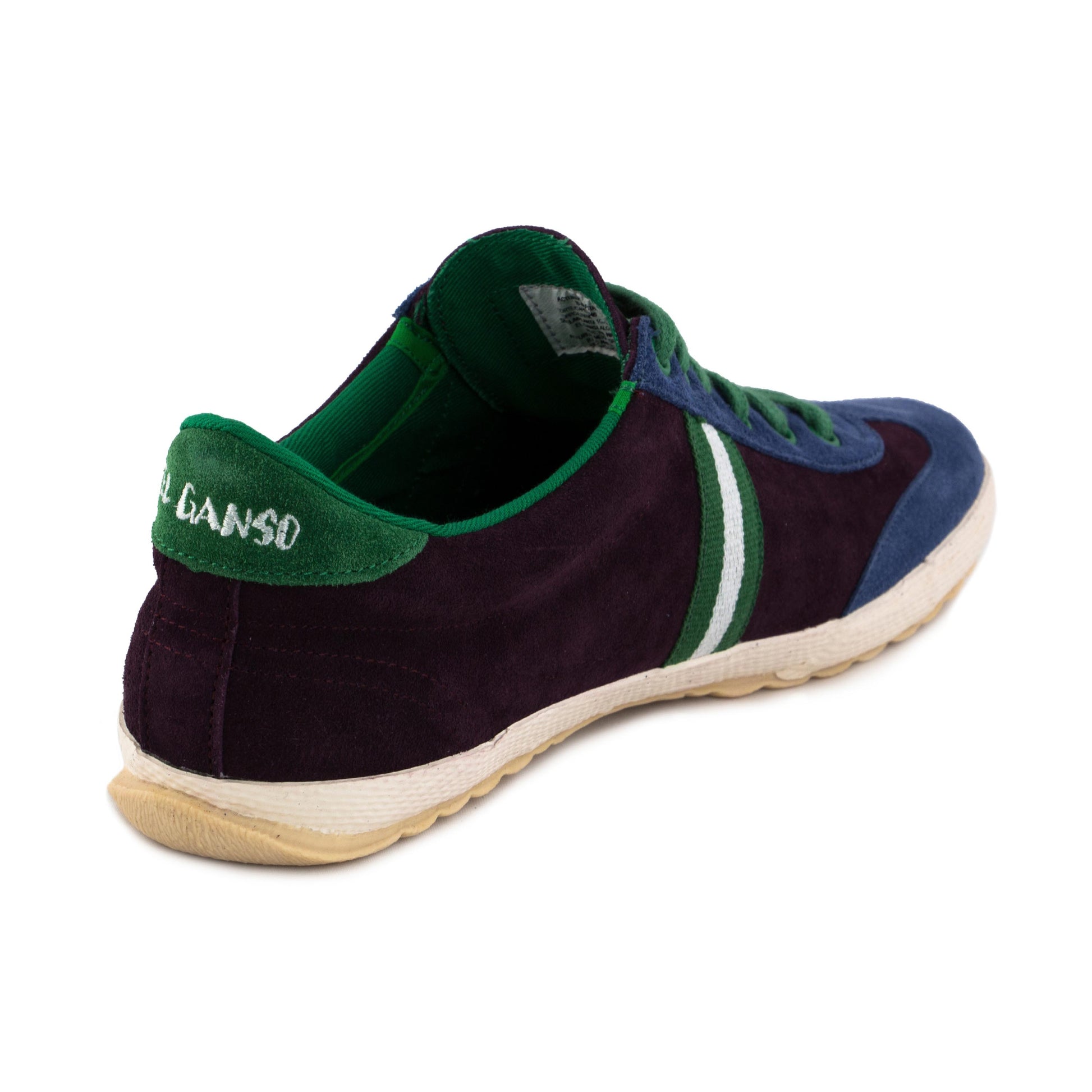 Zapatilla ante berenjena con cordón MATCH El Ganso - MATCH-91-3.jpg