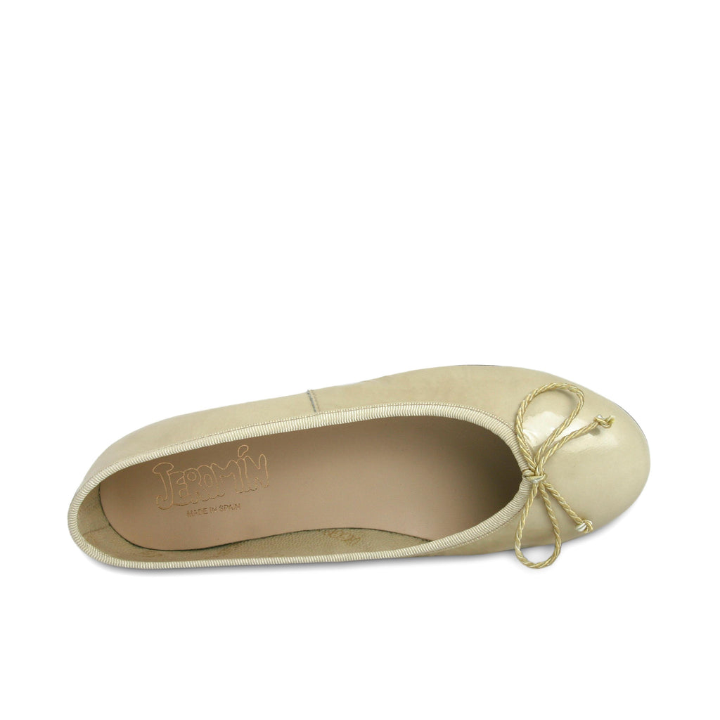 Bailarina charol beige con lazo 5631 de Eli - 5631-50-6.jpg