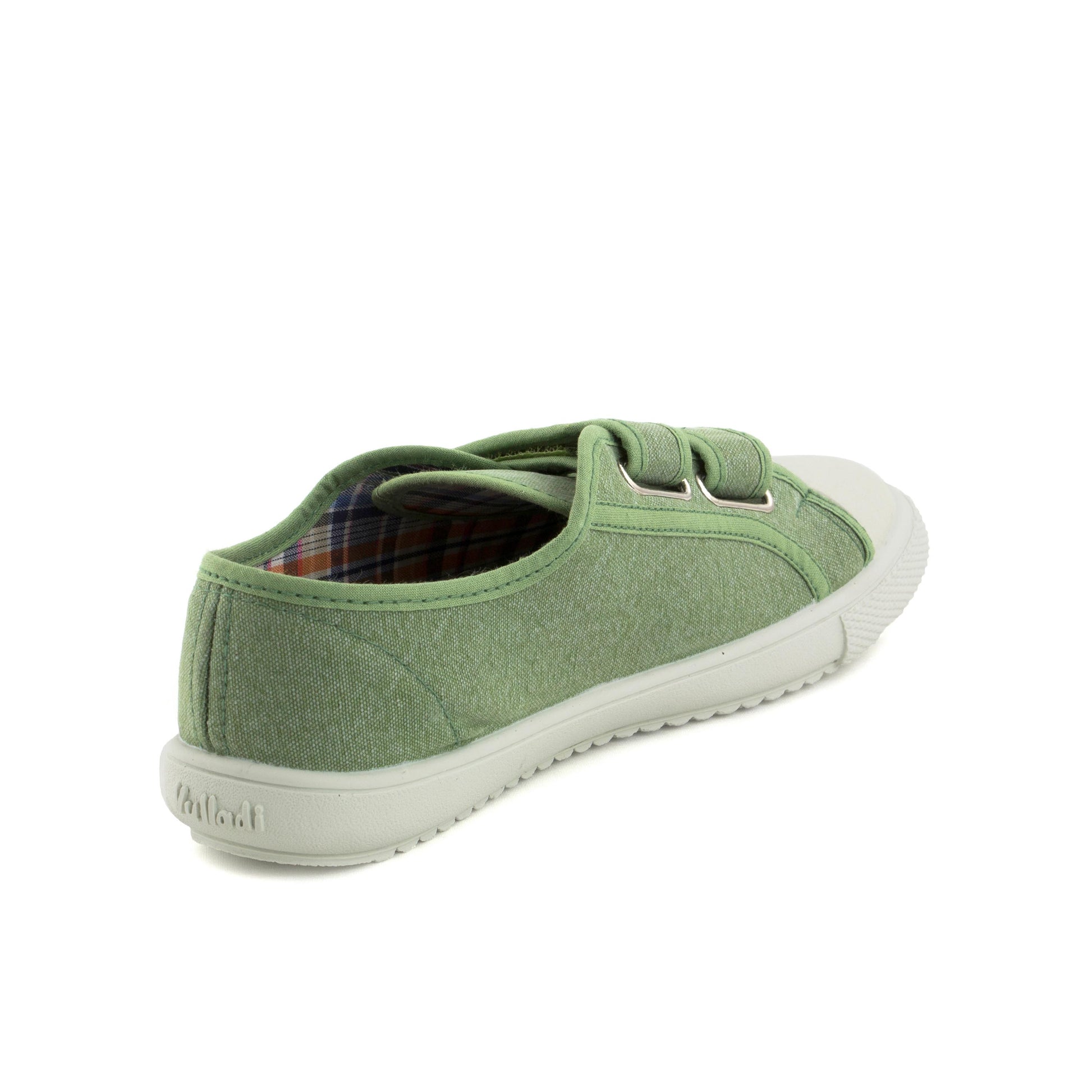 Zapatilla casual verde con velcro 6300 de Vulladi - 6300-14-3.jpg