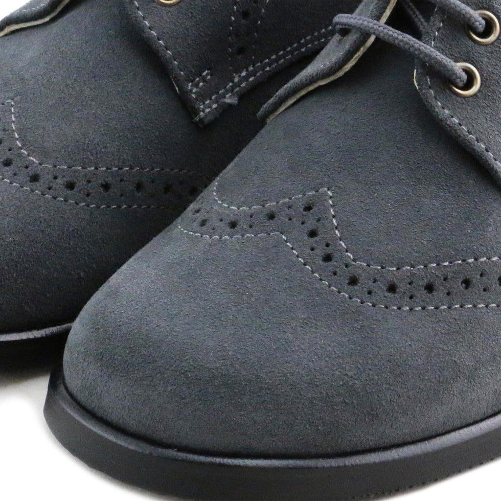 Blucher picado elegante ante gris con cordón 267-01 Jeromín - 267-01-121-6.jpg