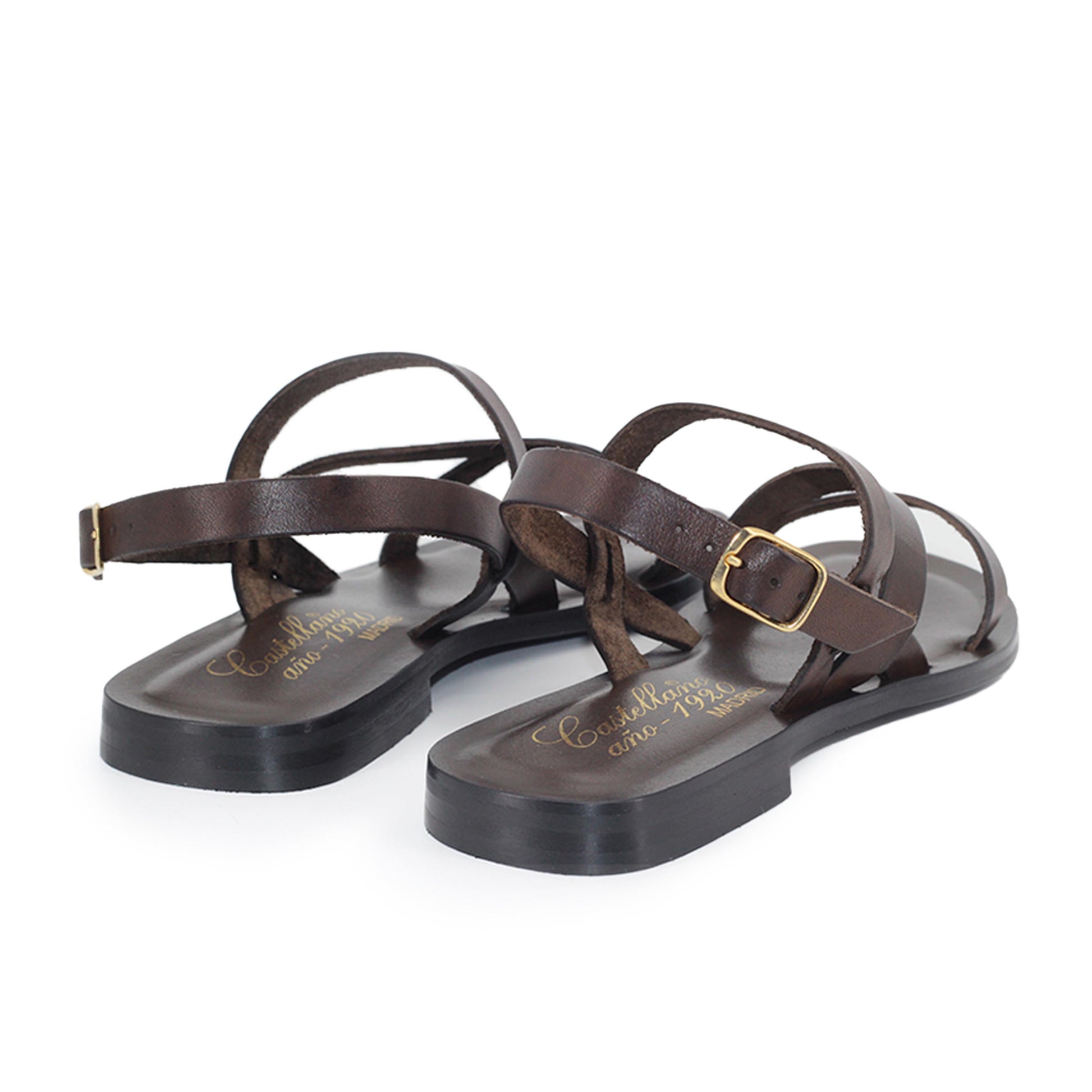 Sandalia plana marrón con hebilla PENELOPE Castellano - PENELOPE-12-2.jpg