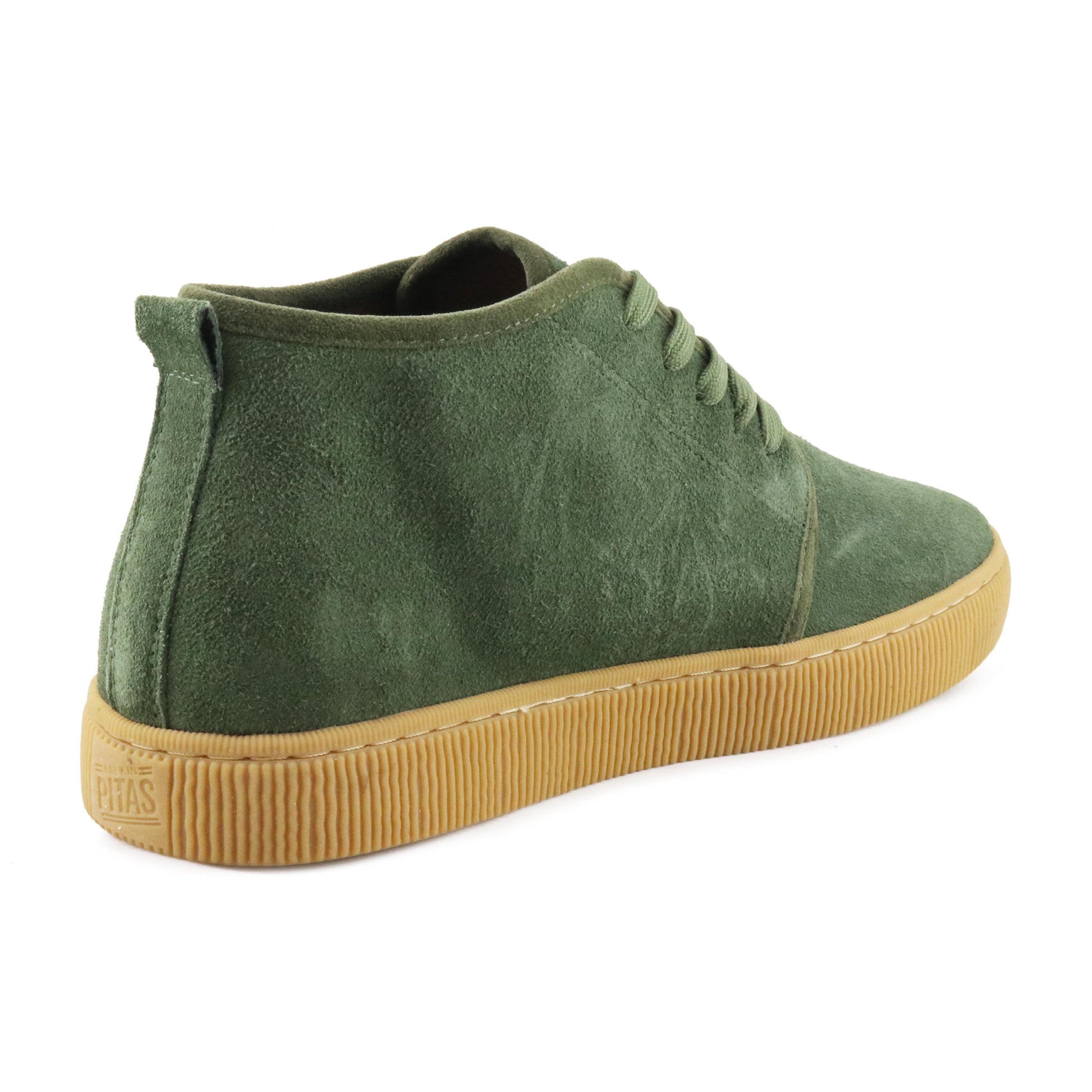 Bota serraje verde con cordón HIRO de Walk in Pitas - HIRO-159CARAMELO-3.jpg