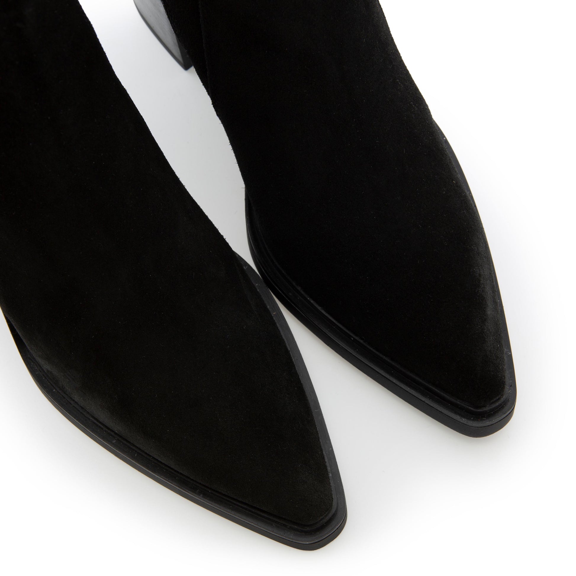 Botín de tacón negro con cremallera y elástico 2463 Alpe - 2463-31-6.jpg