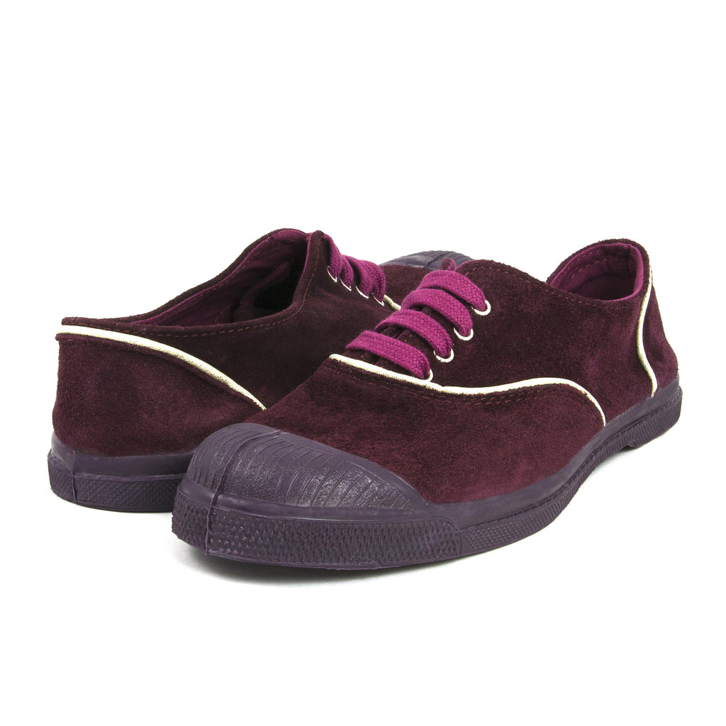 Zapatilla ante burdeos con cordón 15004ANTE Bensimon - 15004ANTE-70-2.jpg