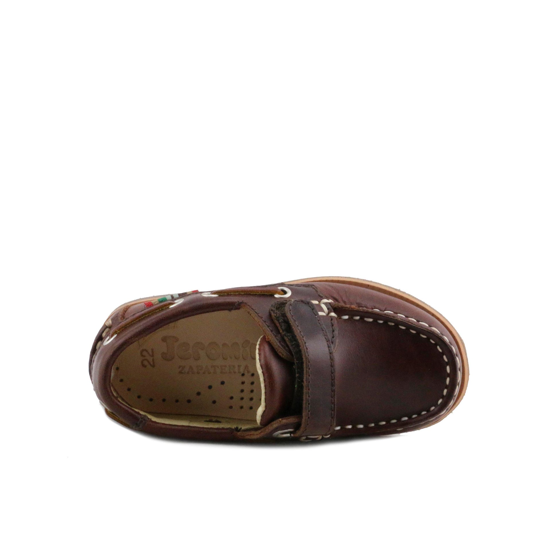 Náutico marrón de verano con velcro NAUTIVEL de Jeromín - NAUTIVEL-12-5.jpg