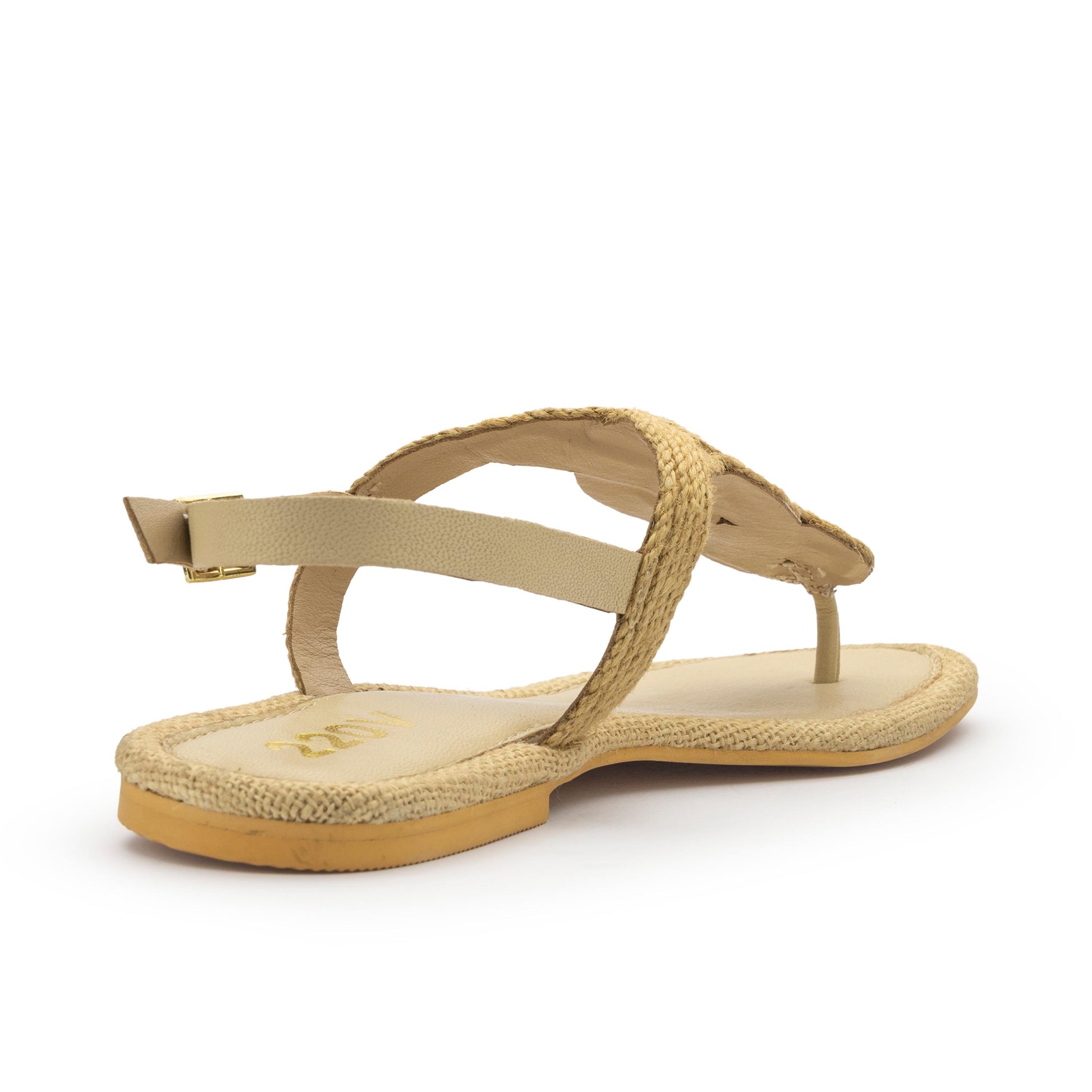 Sandalia plana natural con hebilla GAIA de 220V - GAIA-418-3.jpg