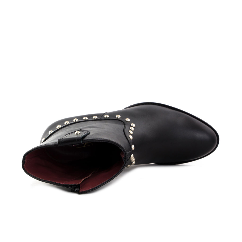 Botín con tacón negro con cremallera 1452 de Joni - 1452-20-6.jpg