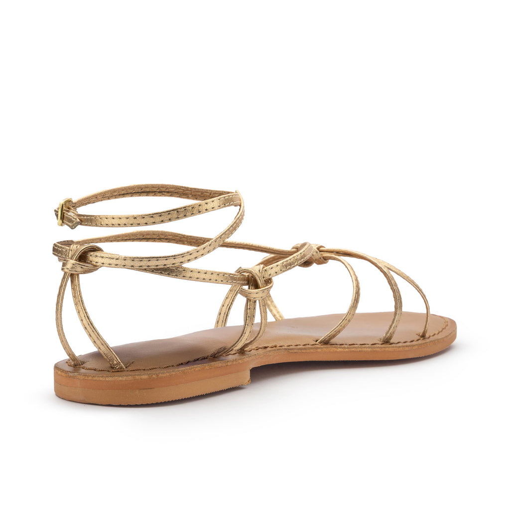 Sandalia plana dorado con hebilla LILAH de 220V - LILAH-48-3.jpg