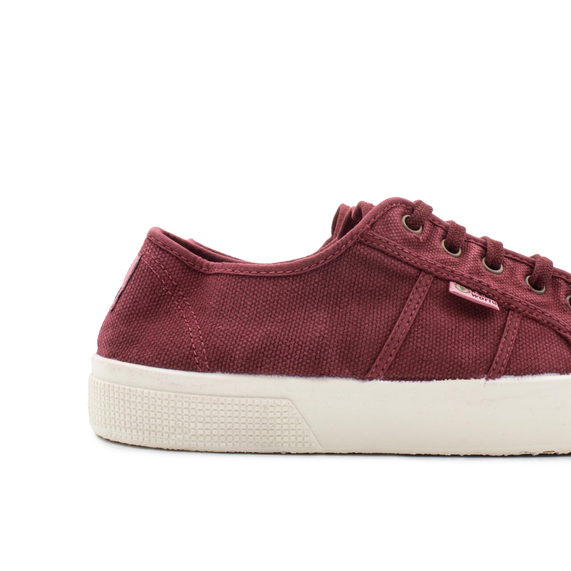 Zapatilla burdeos lavado con cordón 901 Natural World - 901-212-5.jpg