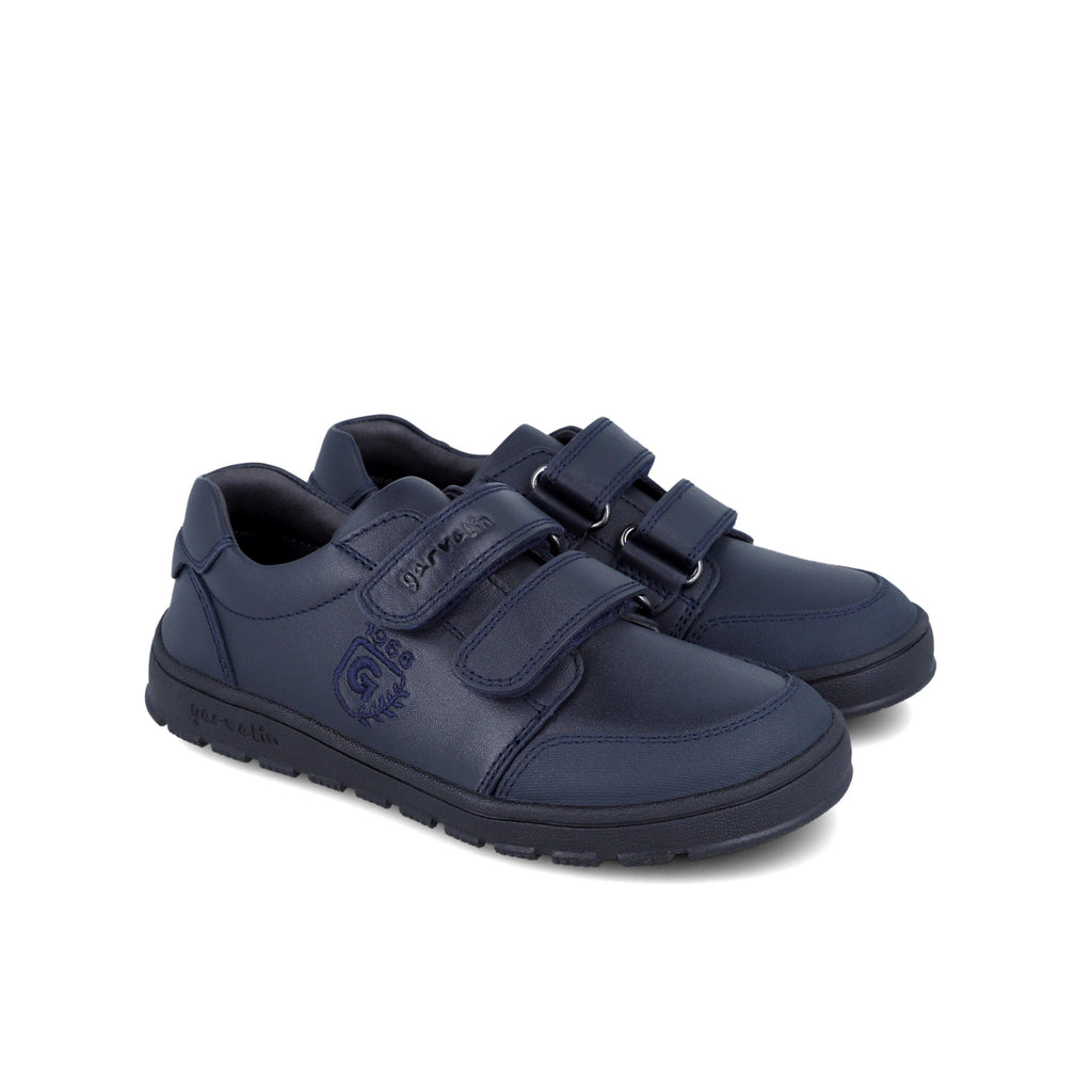 Deportiva barefoot azul con velcro 252510 de Garvalín - 252510-7-3.jpg