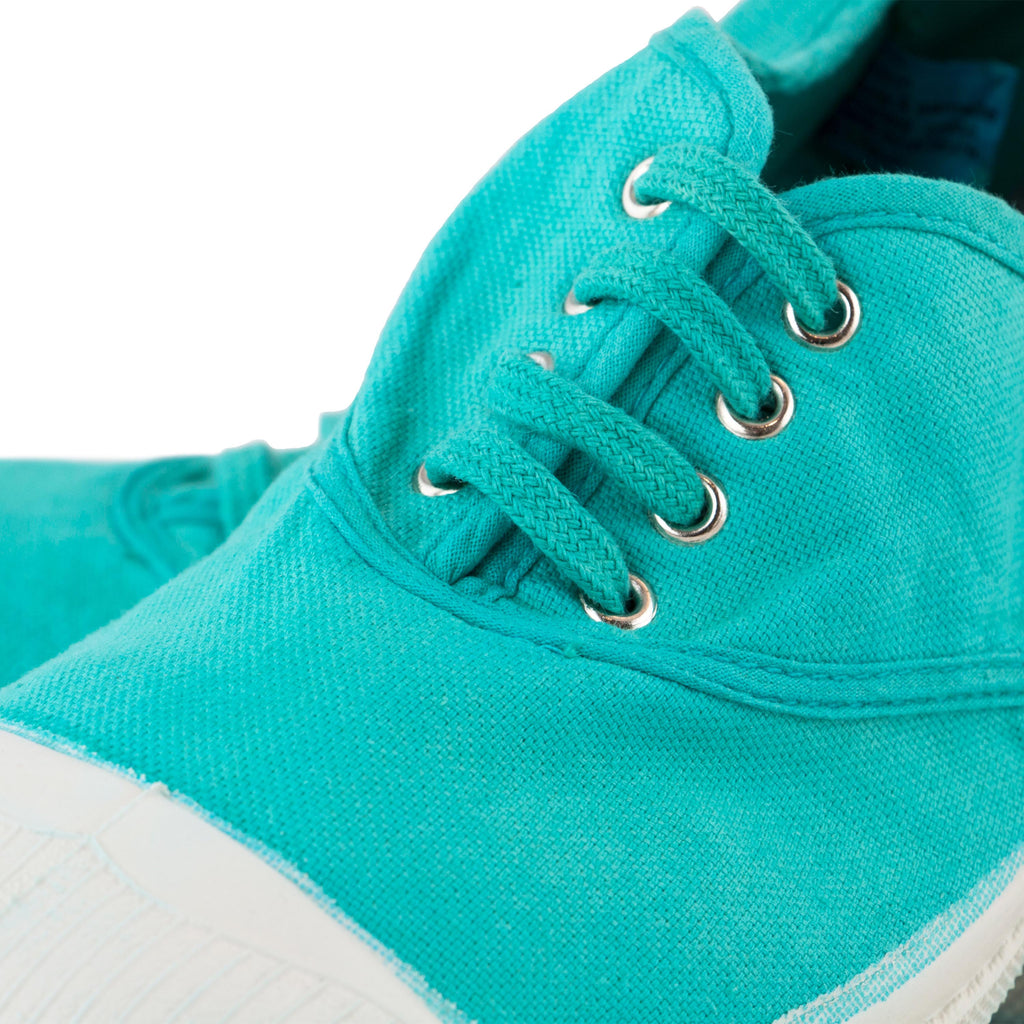 Zapatilla verde agua con cordón 15004 Bensimon - 15004-105-6.jpg