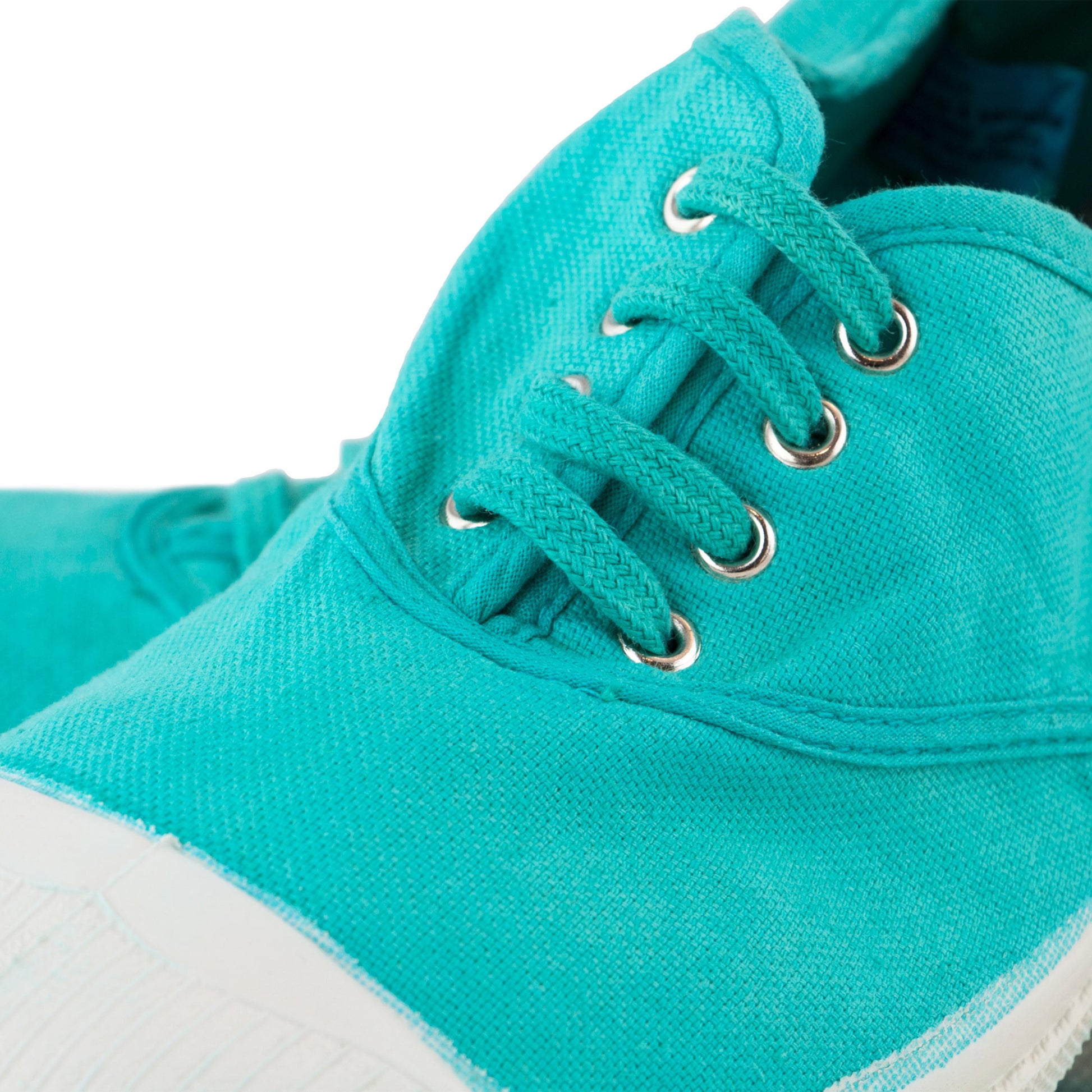 Zapatilla verde agua con cordón 15004 Bensimon - 15004-105-6.jpg