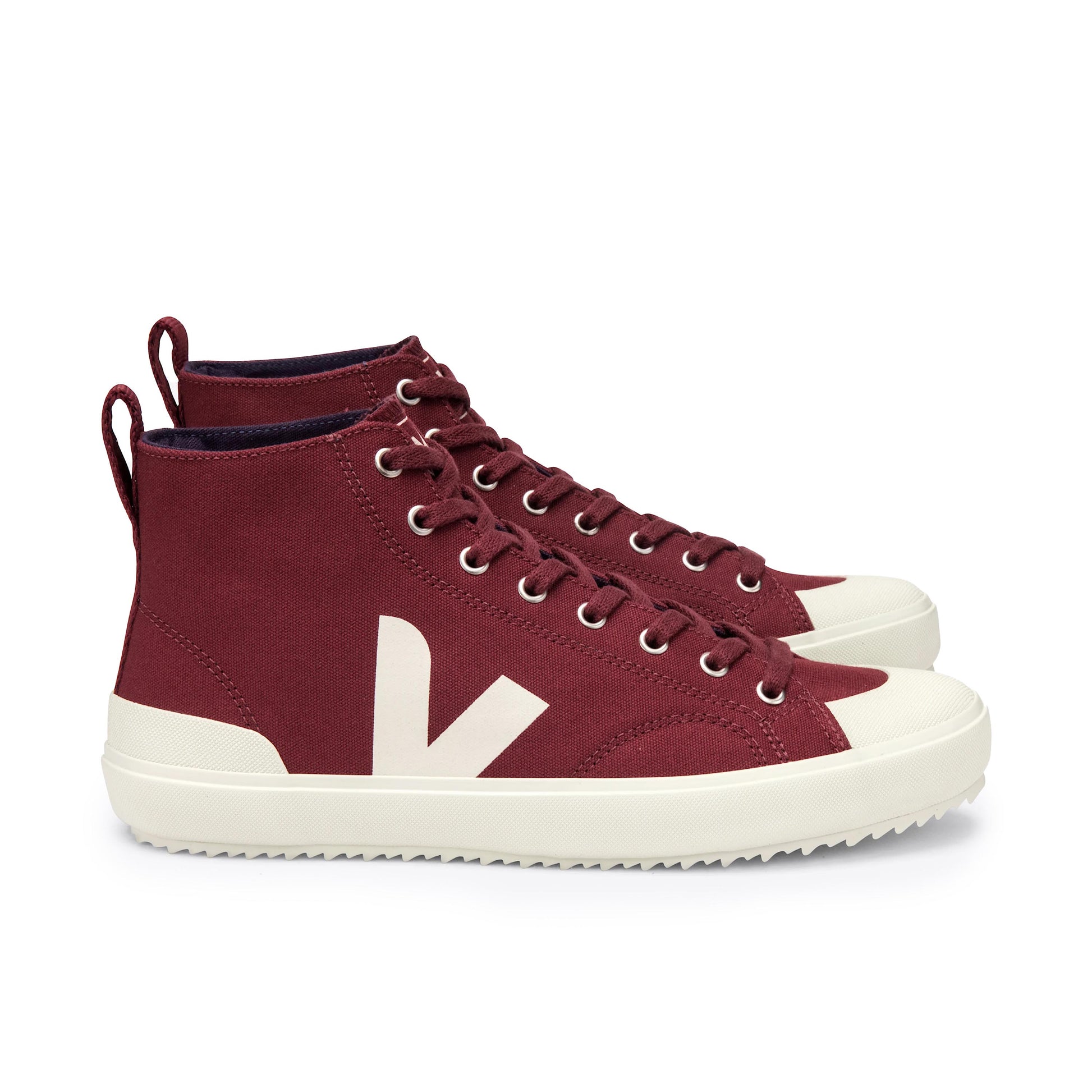 Bota casual burdeos con cordón NOVAHT de Veja - NOVAHT-13-5.jpg