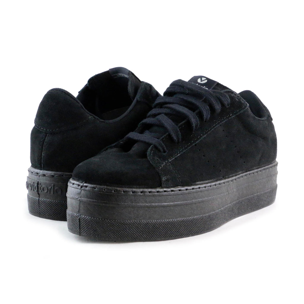 Zapatilla ante negro con cordón 92118 Victoria - 092118-31-2.jpg