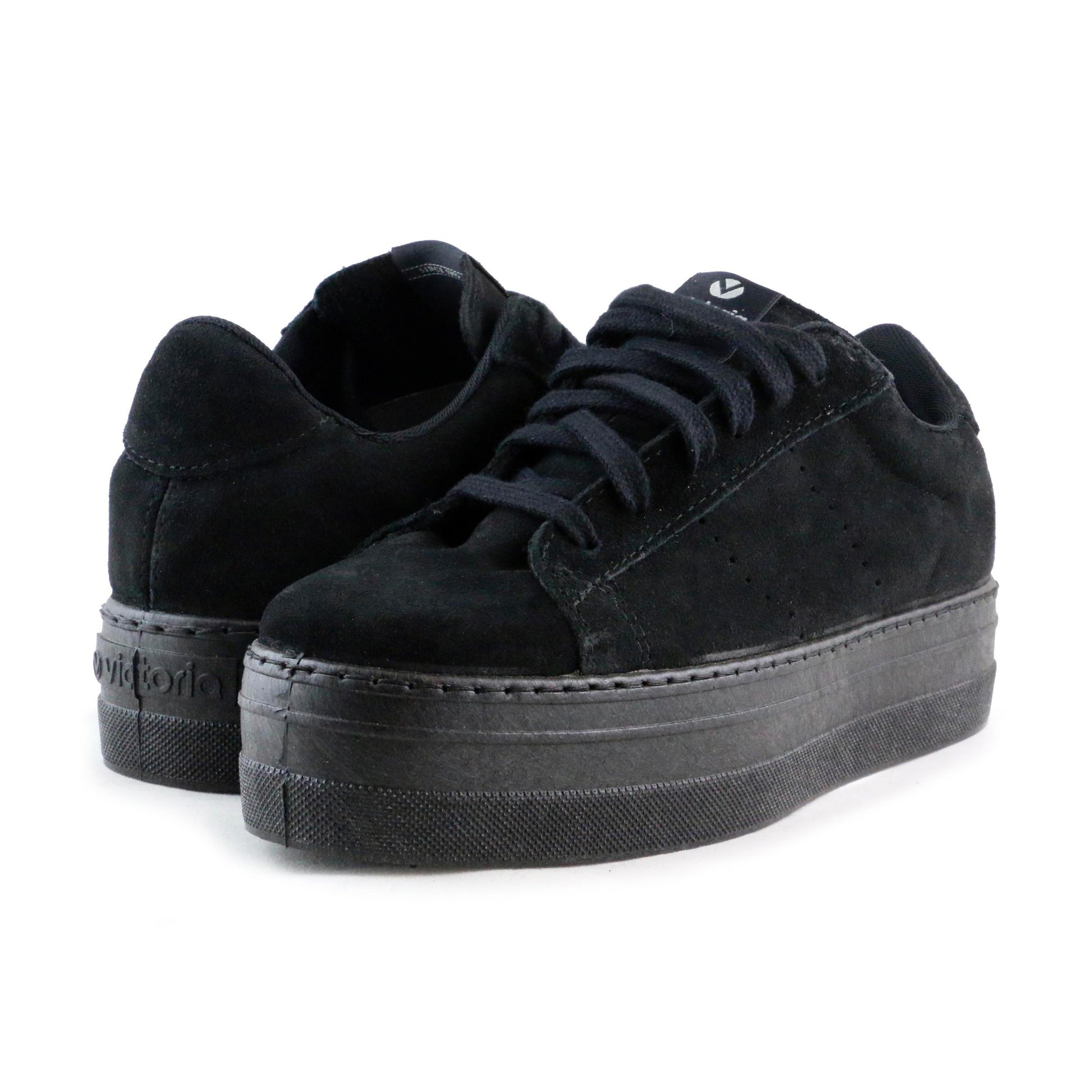 Zapatilla ante negro con cordón 92118 Victoria - 092118-31-2.jpg