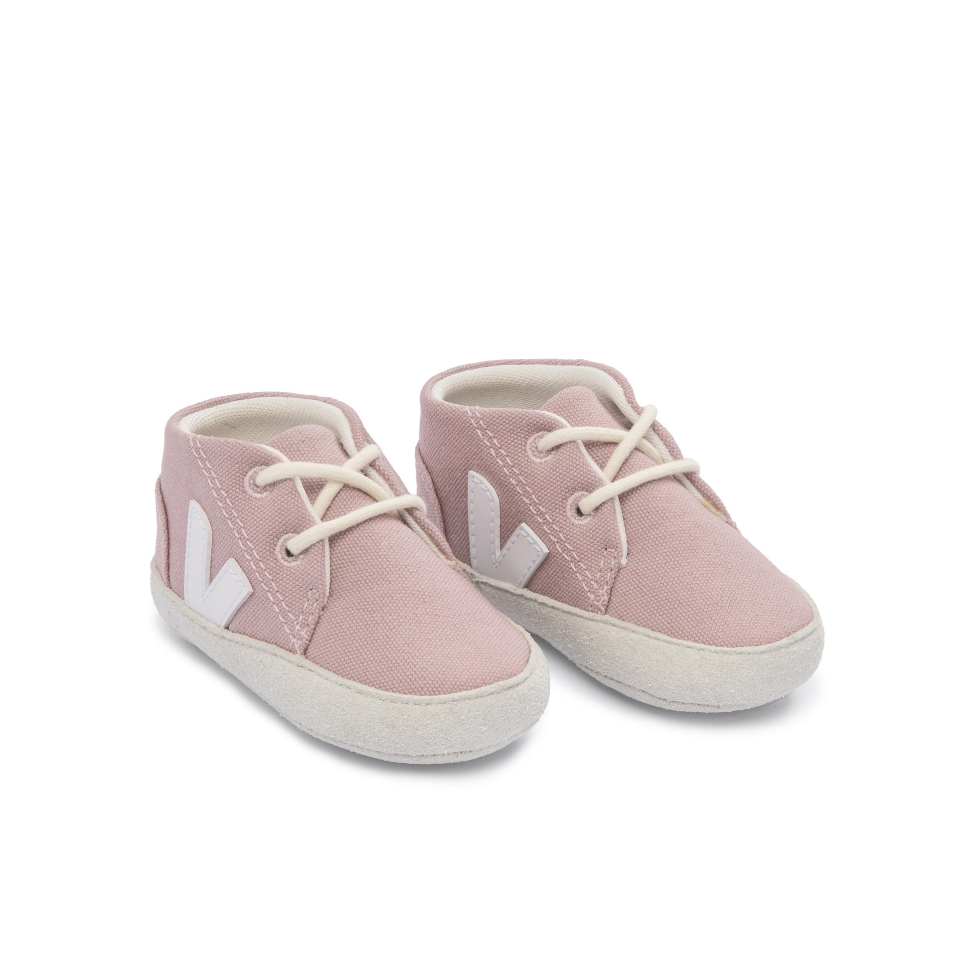 Bota rosa con cordón BABYCANVAS de Veja - BABYCANVAS-10-3.jpg