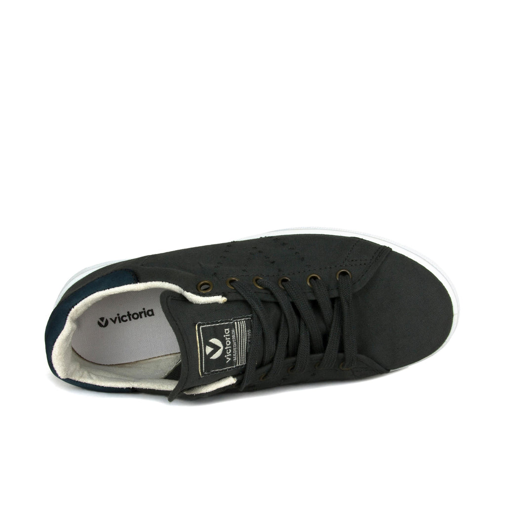 Zapatilla casual plomo con cordón 12550 de Victoria - 12550-141-6.jpg